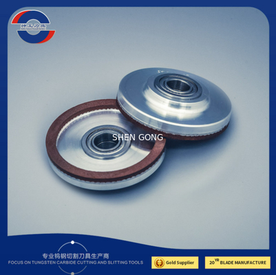 Golden Coated Circular Slitter Blades 91.5HRA Tungsten Carbide Slitter Blades